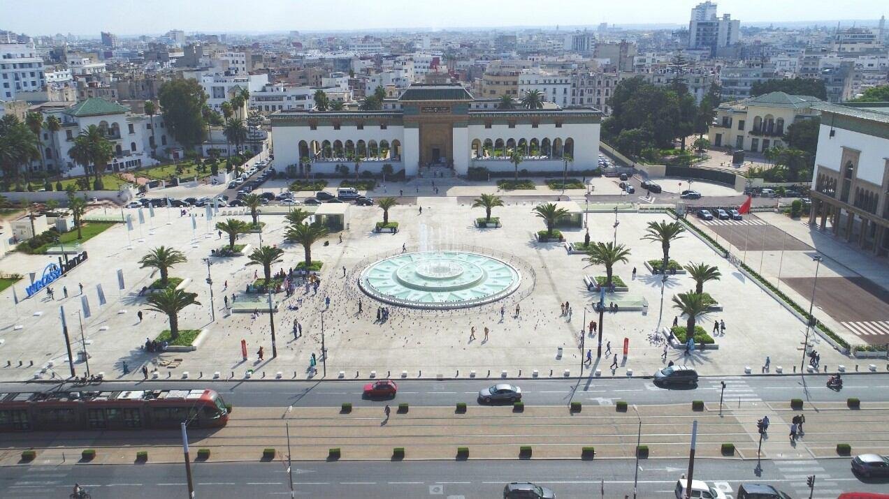 top places to visit in Casablanca Morocco Mohammed V Square