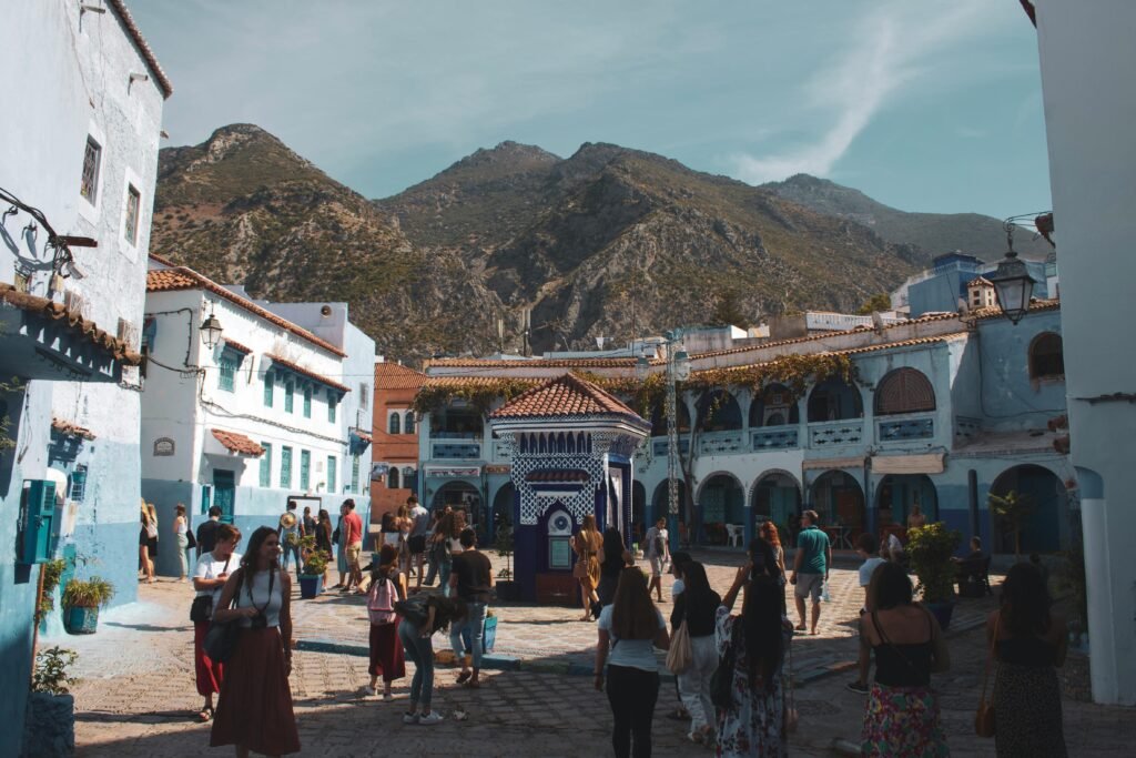 Chefchaouen blue city streets 10-day Morocco itinerary first-time visitors